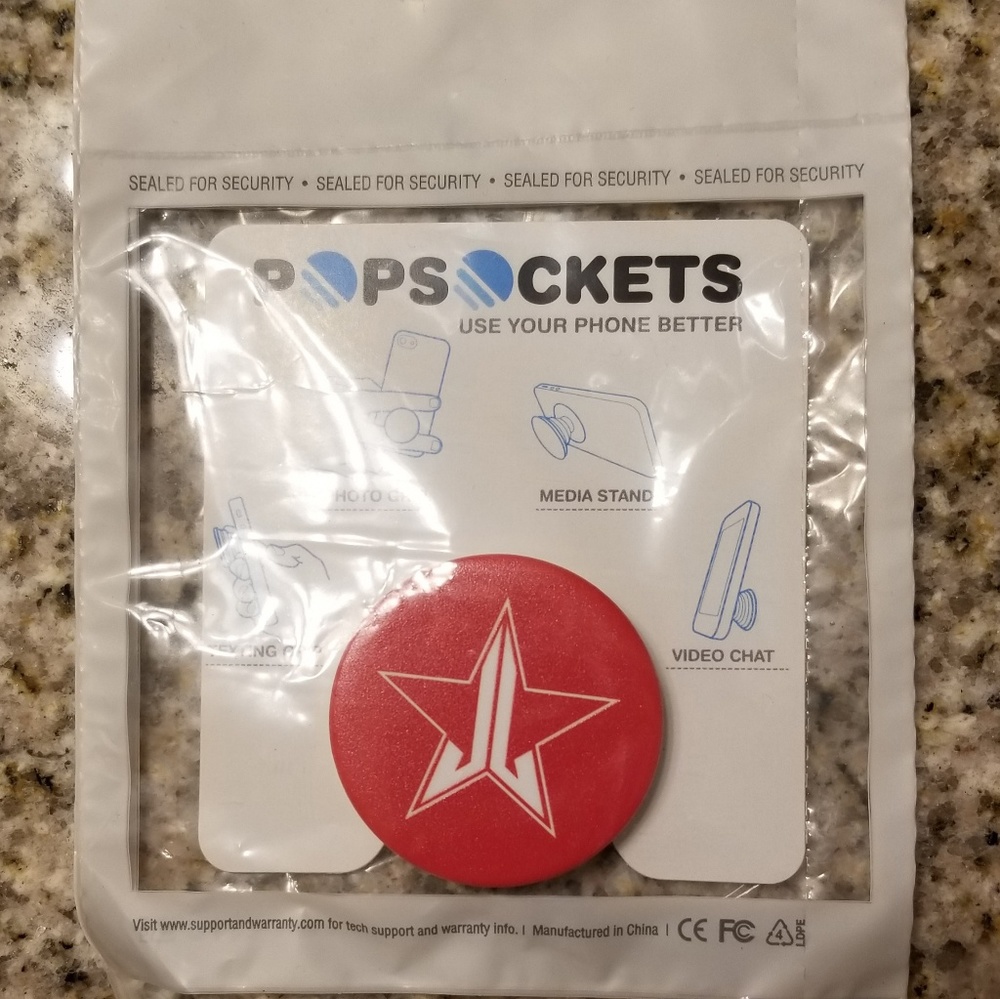 Jeffree Star Exclusive LE Popsocket Red and White
